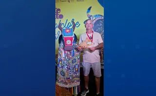 Imagem ilustrativa da imagem São Mateus conquista 1º lugar no Concurso Estadual dos Bois Artesanais na ArteSanto