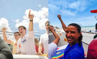 Imagem ilustrativa da imagem Datafolha: diferença entre Raquel Lyra e João Campos é de apenas um ponto
