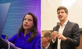 Imagem ilustrativa da imagem Datafolha mostra Raquel Lyra e João Campos em empate técnico