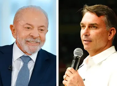 Imagem ilustrativa da imagem Primeiro debate entre Lula e Flávio Bolsonaro acontece neste domingo (18) pela Band