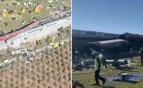 
          Imagem ilustrativa da imagem Acidente entre trens de alta velocidade mata ao menos 30 pessoas na Espanha
          