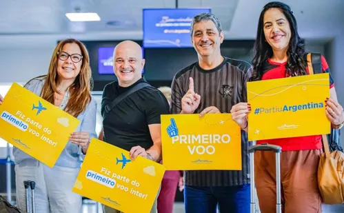 
          Imagem ilustrativa da imagem Aeroporto de Vitória realiza primeiro voo direto para Argentina
          