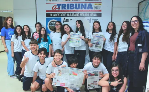 
          Imagem ilustrativa da imagem Alunos conhecem bastidores da TV, do jornal, do site e do rádio
          