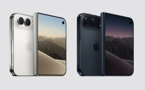 
          Imagem ilustrativa da imagem Apple lança iPhone Duo, o primeiro celular dobrável da marca. Veja imagens
          