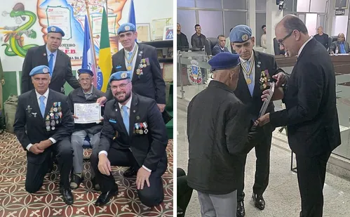 
          Imagem ilustrativa da imagem Até o Último Homem: único pracinha vivo do estado recebe medalha da ONU
          