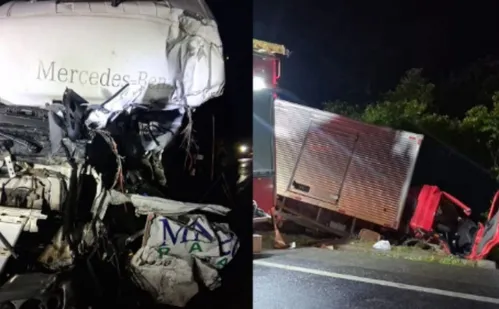 
          Imagem ilustrativa da imagem Batida entre dois caminhões deixa um morto e outro ferido na BR-101 em Sooretama
          