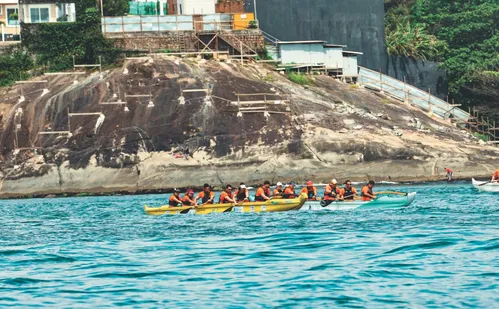 
          Imagem ilustrativa da imagem Canoa havaiana consagra campeões em competição na capital
          