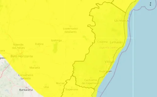 
          Imagem ilustrativa da imagem Chuva e ventos intensos para todo o ES nesta quarta-feira; confira a previsão
          
