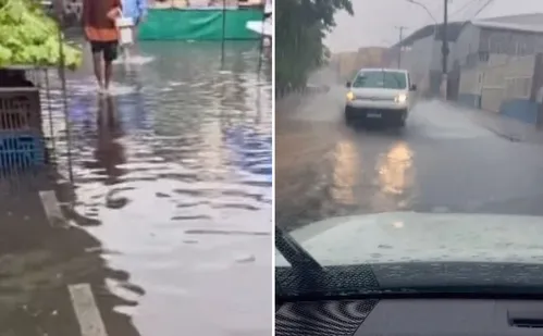 
          Imagem ilustrativa da imagem Chuva forte provoca alagamentos neste sábado na Grande Vitória
          