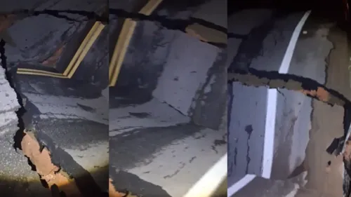 
          Imagem ilustrativa da imagem Cratera se forma em ponte de acesso ao Estaleiro Atlântico Sul em Suape
          