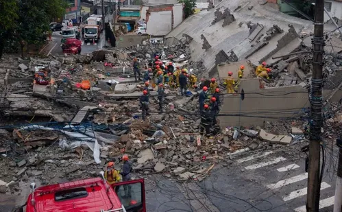 
          Imagem ilustrativa da imagem Criança desaparecida é encontrada morta após desabamento de prédio em SP
          