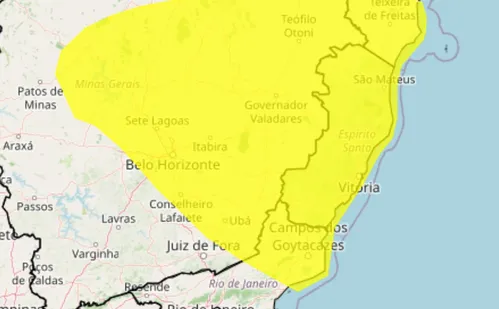 
          Imagem ilustrativa da imagem ES recebe alerta de tempestade com risco de fortes chuvas e granizo
          
