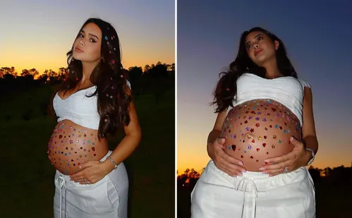 
          Imagem ilustrativa da imagem Grávida, Franciny Ehlke rebate críticas por não gostar de toques na barriga
          