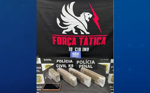 
          Imagem ilustrativa da imagem Homem é preso com 3,1 kg de maconha em Montanha, ES
          
