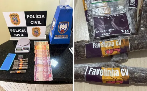 
          Imagem ilustrativa da imagem Jovem é preso e adolescente apreendido suspeitos de tráfico de drogas em Sooretama
          