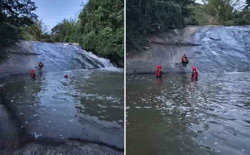 
          Imagem ilustrativa da imagem Jovem tenta salvar amigo e os dois morrem afogados em cachoeira no ES
          