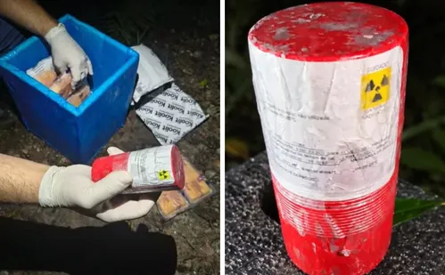 
          Imagem ilustrativa da imagem Material radioativo roubado de van é achado em terreno baldio em São Paulo
          