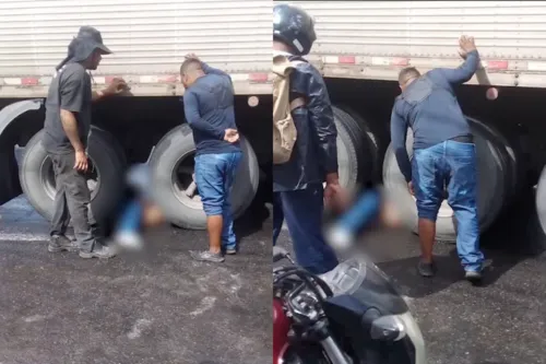 
          Imagem ilustrativa da imagem Motociclista morre após ser atropelado por caminhão na BR-101
          