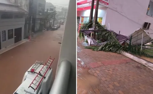 
          Imagem ilustrativa da imagem Temporal provoca alagamentos, destelha casas e causa estragos no Noroeste do ES
          
