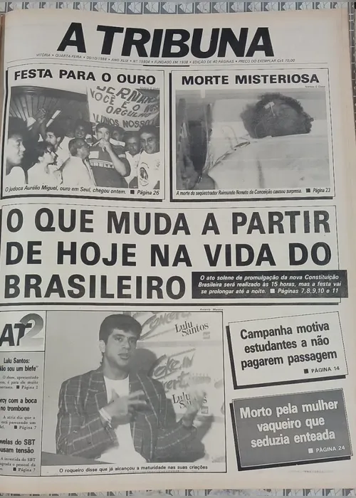 
          Imagem ilustrativa da imagem Jornal A Tribuna: há 88 anos na cobertura de fatos históricos
          