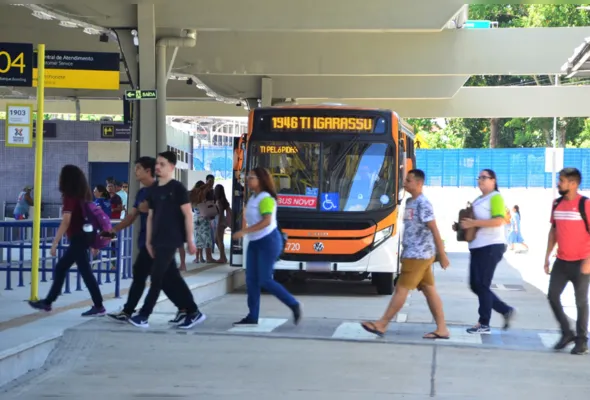 Imagem ilustrativa da imagem Grande Recife reforça frota com 1.308 ônibus para primeiro turno das eleições