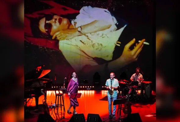 Beatriz Azevedo e Moreno Veloso apresentam o espetáculo Clarice Clarão na CAIXA Cultural Recife