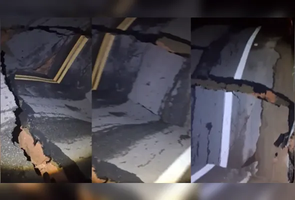 Imagem ilustrativa da imagem Cratera se forma em ponte de acesso ao Estaleiro Atlântico Sul em Suape