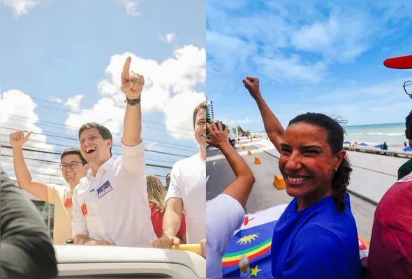Imagem ilustrativa da imagem Datafolha: diferença entre Raquel Lyra e João Campos é de apenas um ponto