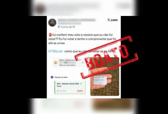 TSE esclarece que os dados de comparecimento, ausência e justificativa do primeiro turno das Eleições 2026 ainda estão em processamento
