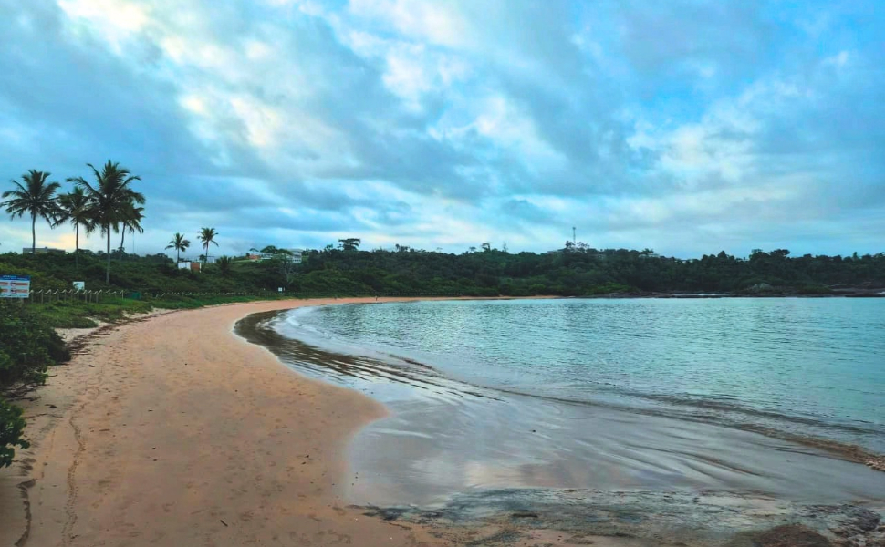 Praia Mateus Lopes, em Guarapari