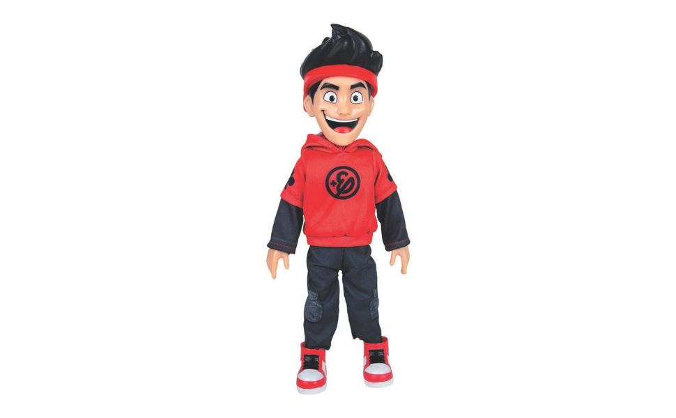 Boneco do youtuber Enaldinho é opção para os fãs do criador de conteúdo