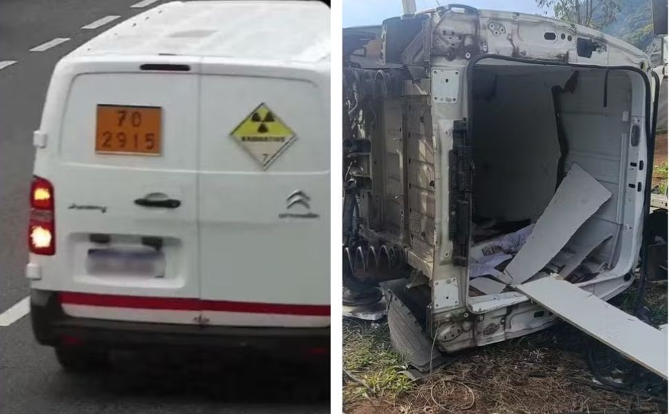 Material radioativo roubado de uma van na noite de quinta-feira