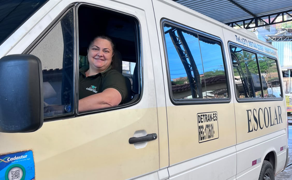 Renata Eller é presidente da Cooperativa de Transporte da Região Sudoeste Serrana - Cooptac