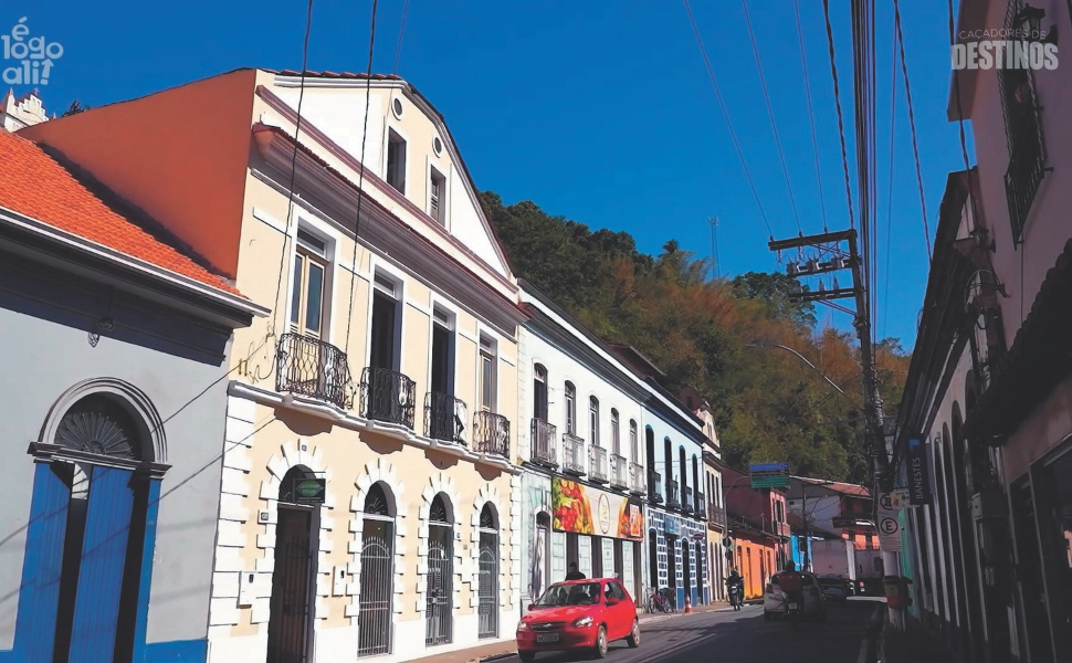 Casarões históricos na cidade