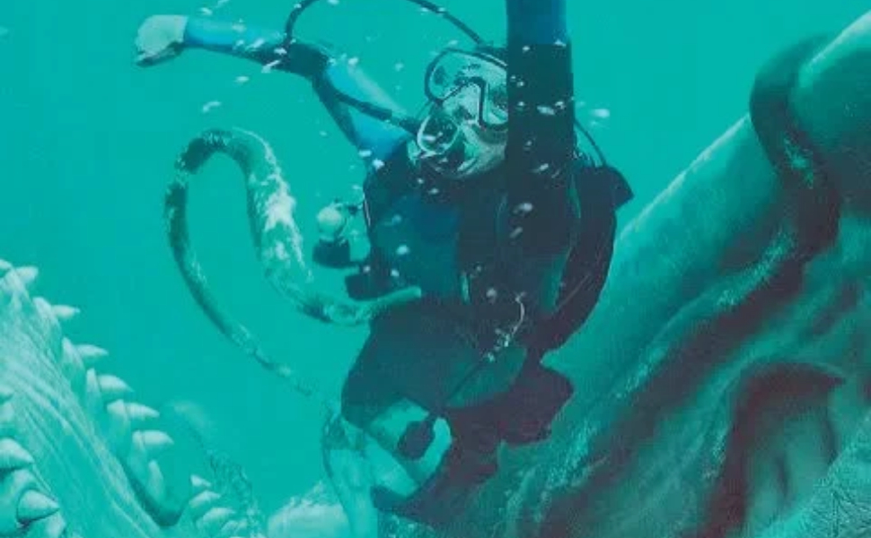 Mergulhador é engolido por uma baleia cachalote durante busca pelos restos mortais do pai
