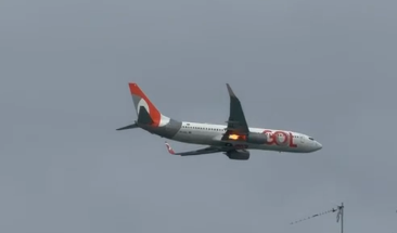 Avião da Gol apresentou fogo na turbina logo após a decolagem