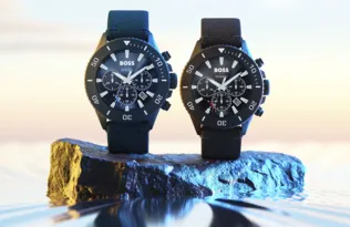 Imagem ilustrativa da imagem Novos relógios Boss feitos com plástico retirado do oceano