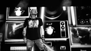 Imagem ilustrativa da imagem Axl Rose, do Guns N' Roses, pede desculpa por performance no Rock in Rio