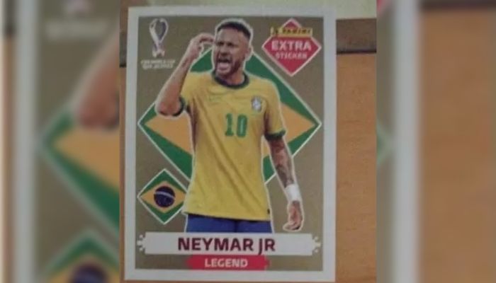 Figurinha rara de Neymar é vendida por R$ 9 mil na internetJogada 10