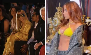Imagem ilustrativa da imagem Beyoncé e Anitta assistem 1° desfile de Pharrell Williams para Louis Vuitton