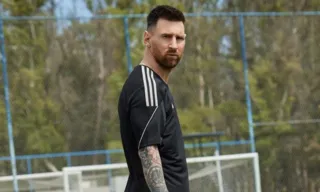 Imagem ilustrativa da imagem Messi desembarca nos EUA e será apresentado pelo Inter Miami no domingo
