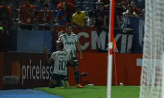 Imagem ilustrativa da imagem Rony quebra jejum e Palmeiras aniquila Cerro Porteño pela Libertadores