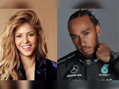 Imagem ilustrativa da imagem Shakira vai a GP de Fórmula 1 em meio a boatos de namoro com Lewis Hamilton