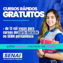 Imagem ilustrativa da imagem Inscrições abertas para mais de 13 mil vagas em cursos do Senai