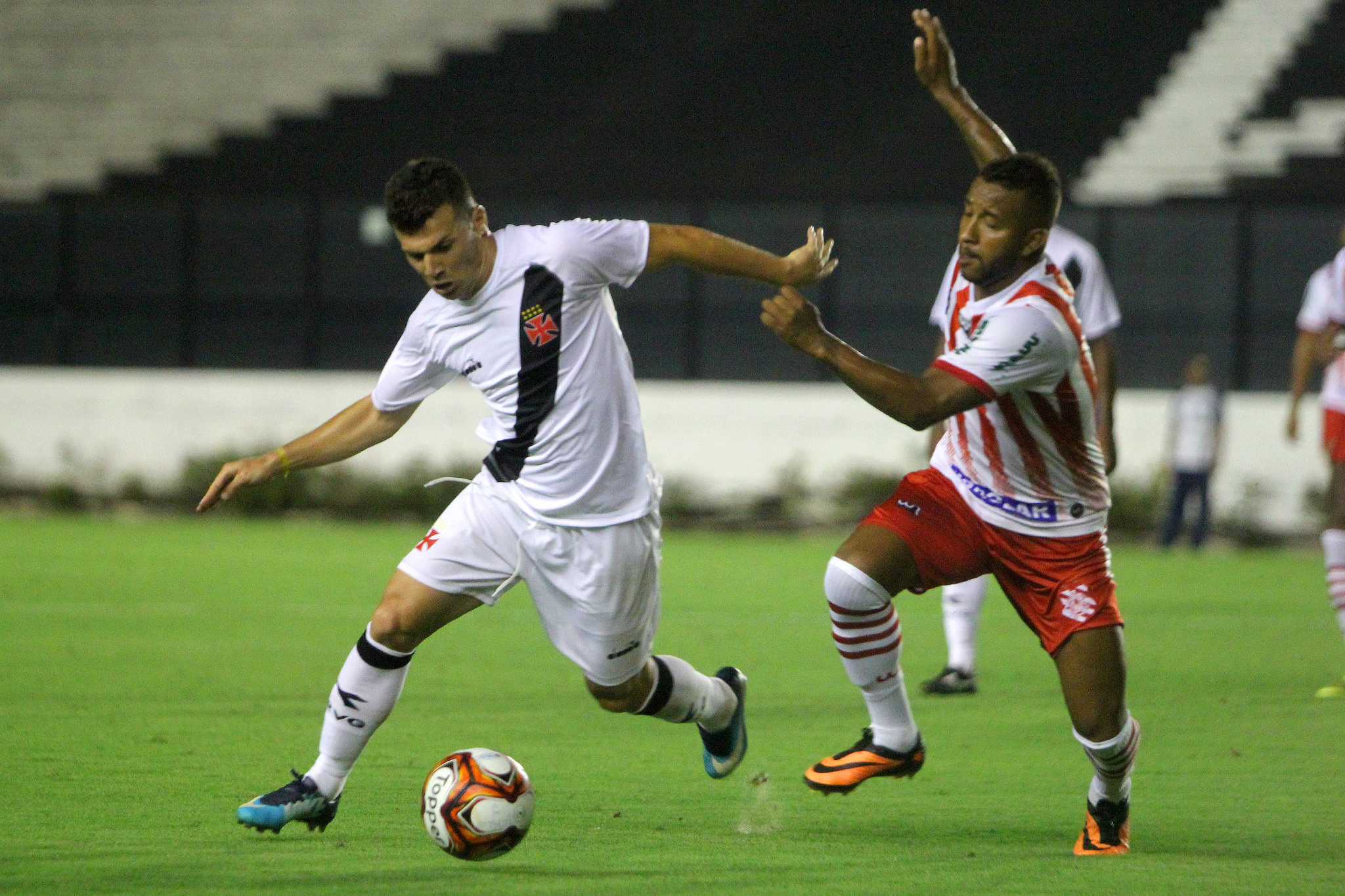 O Vasco jogou sem o apoio da sua torcida. Foto: Paulo Fernandes/Vasco.com.br