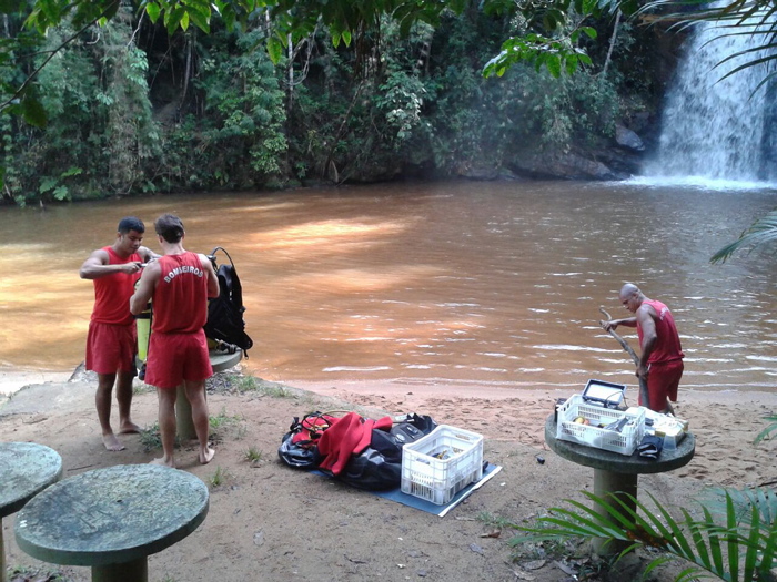 Cachoeira do Caiado, em Vargem Alta, onde uma pessoa morreu afogada. Foto: Alessandro de Paula