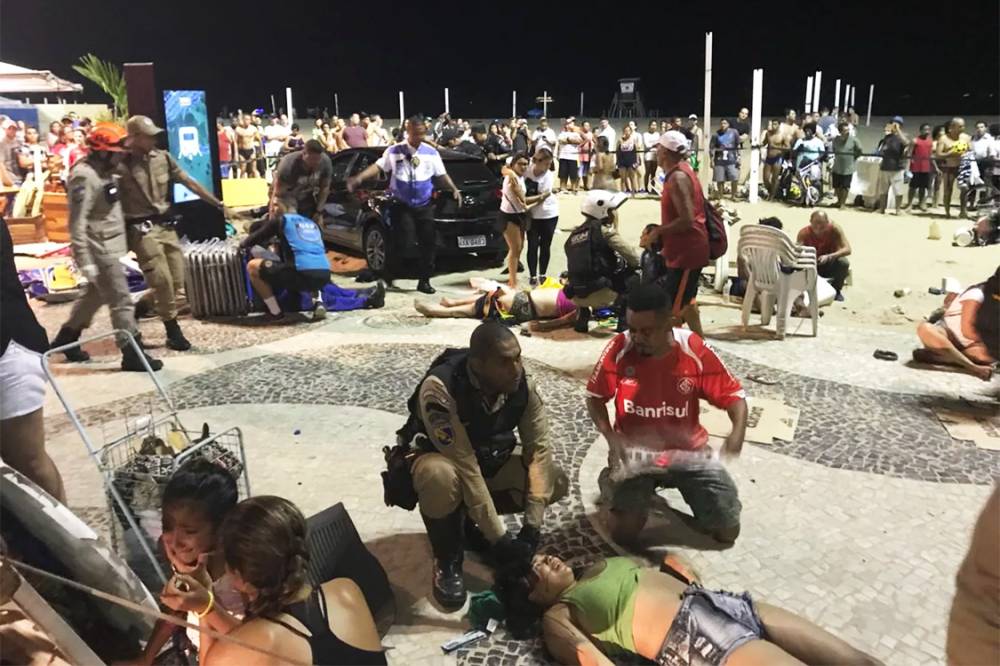 O acidente aconteceu por volta das 20h40. Foto: Reprodução
