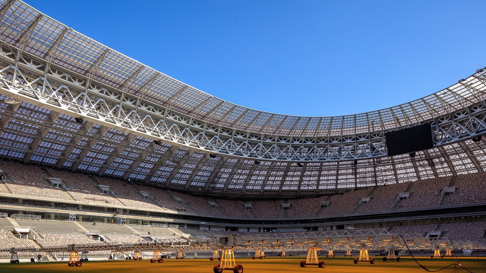 O Estádio Luzhniki será palco para o amistoso. Foto: Divulgação.
