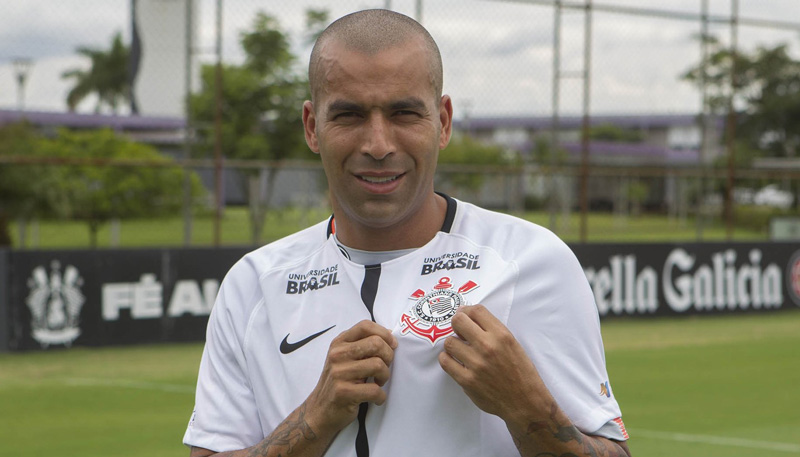 Emerson Sheik no Corinthians. Foto: Daniel Augusto Jr./ Agência Corinthians