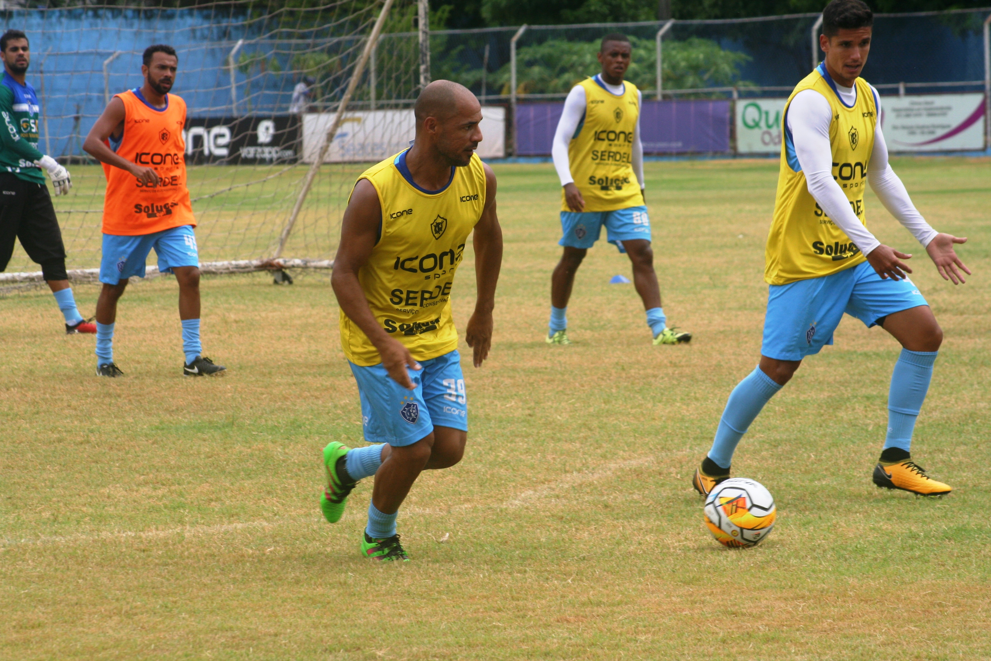 Treino da manhã desta quarta-feira (31). Foto: Wagner Chaló/Vitória FC